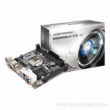 MicroATX Motherboard, ASRock B85M LGA1150/Intel B85/DDR3/Quad CrossFireX/SATA3 and USB3.0, A/GbE